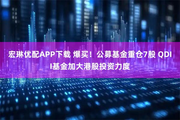 宏琳优配APP下载 爆买！公募基金重仓7股 QDII基金加大港股投资力度