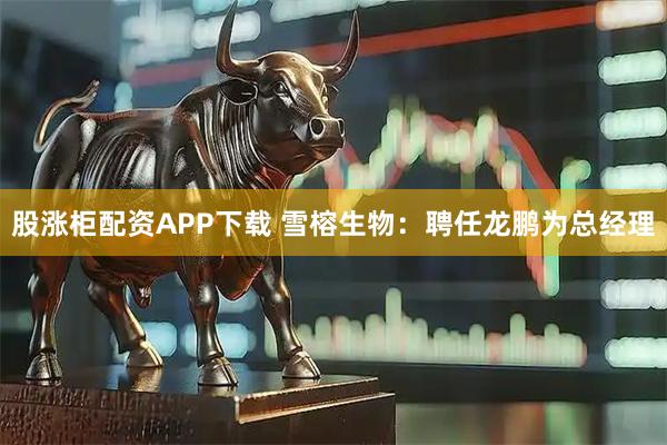 股涨柜配资APP下载 雪榕生物：聘任龙鹏为总经理