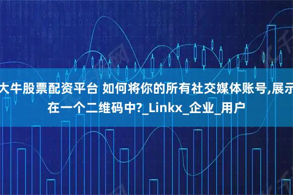 大牛股票配资平台 如何将你的所有社交媒体账号,展示在一个二维码中?_Linkx_企业_用户
